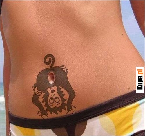 Małpka tatoo