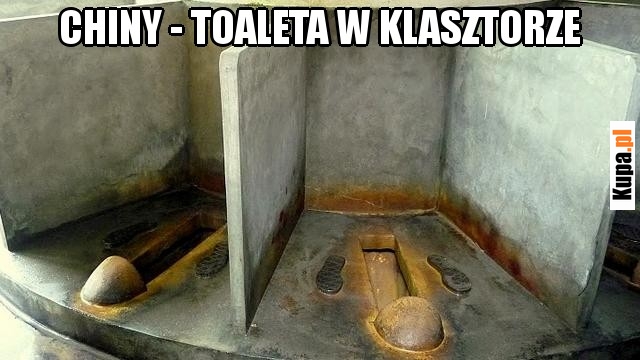 Chiny - toaleta w klasztorze